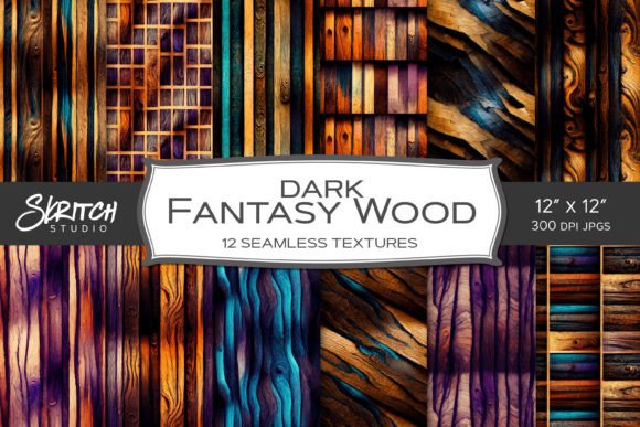 Download Dark Fantasy Wood Seamless Backgrounds - Premium Resources